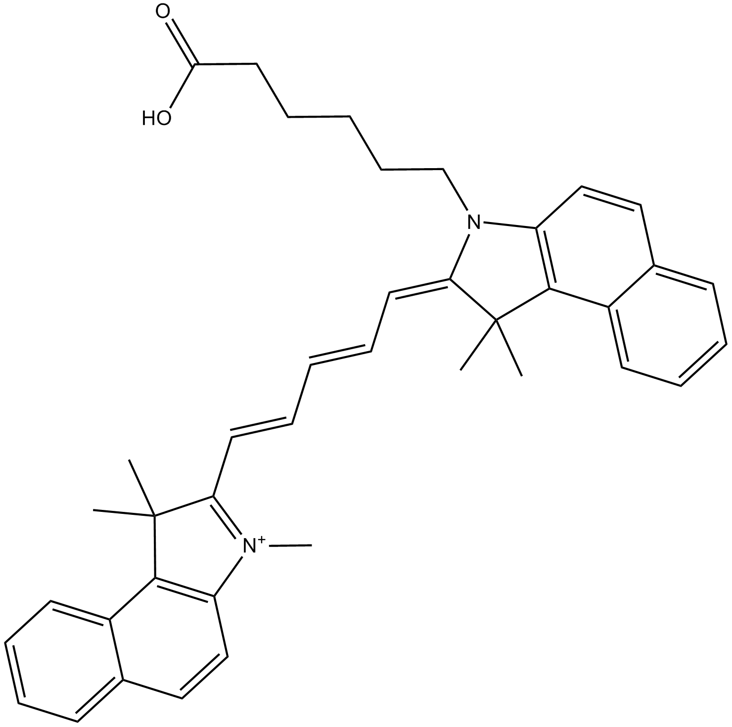 Cy5.5 carboxylic acid (non-sulfonated)