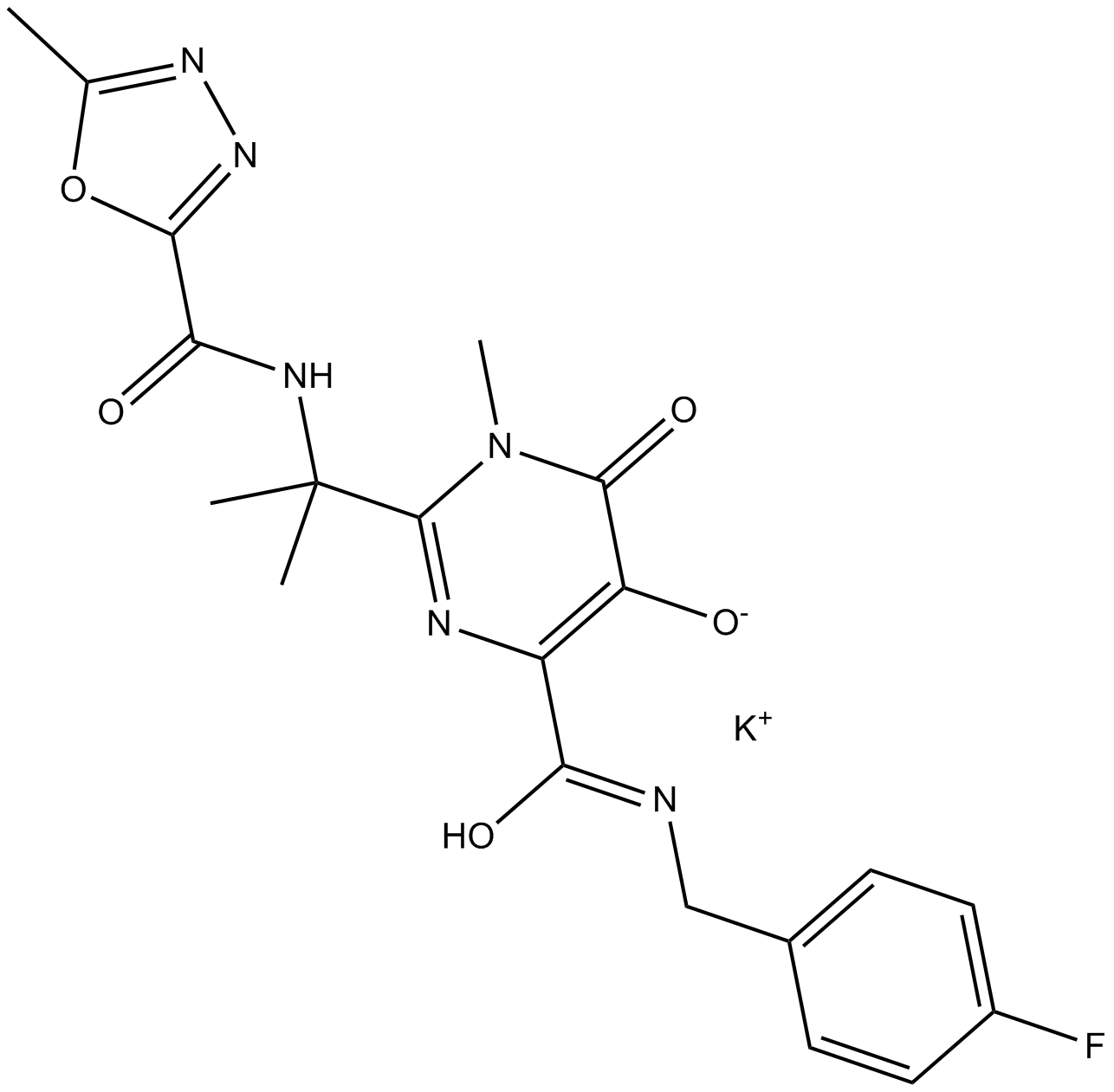 Raltegravir potassium salt