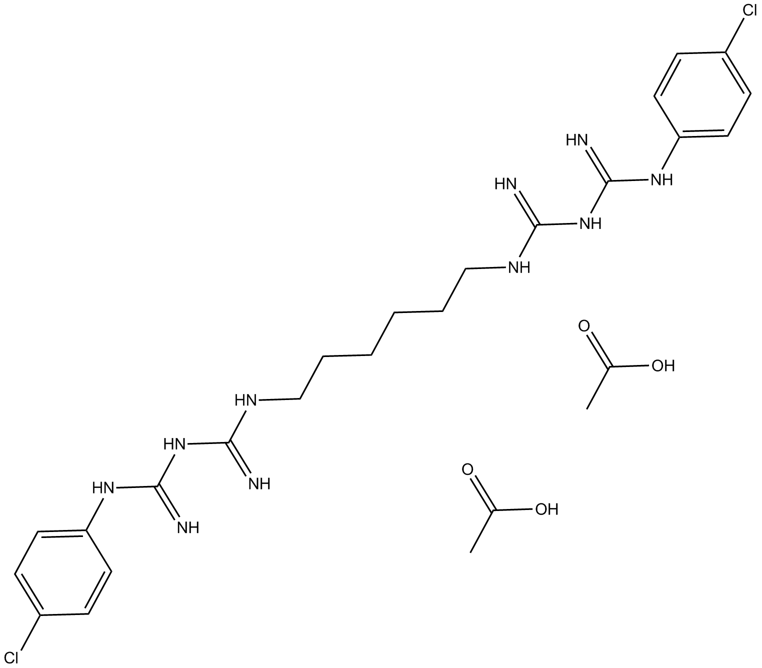 Chlorhexidine diacetate