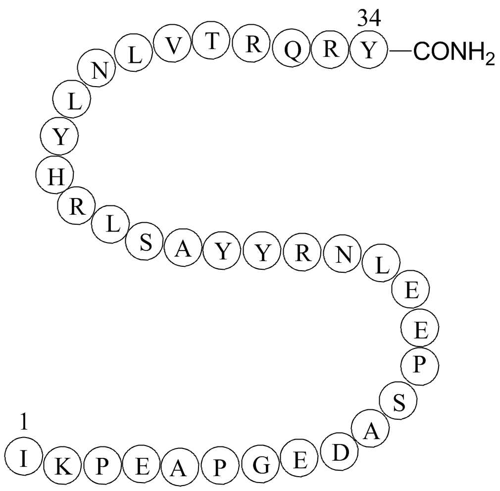 Peptide YY(3-36), PYY, human