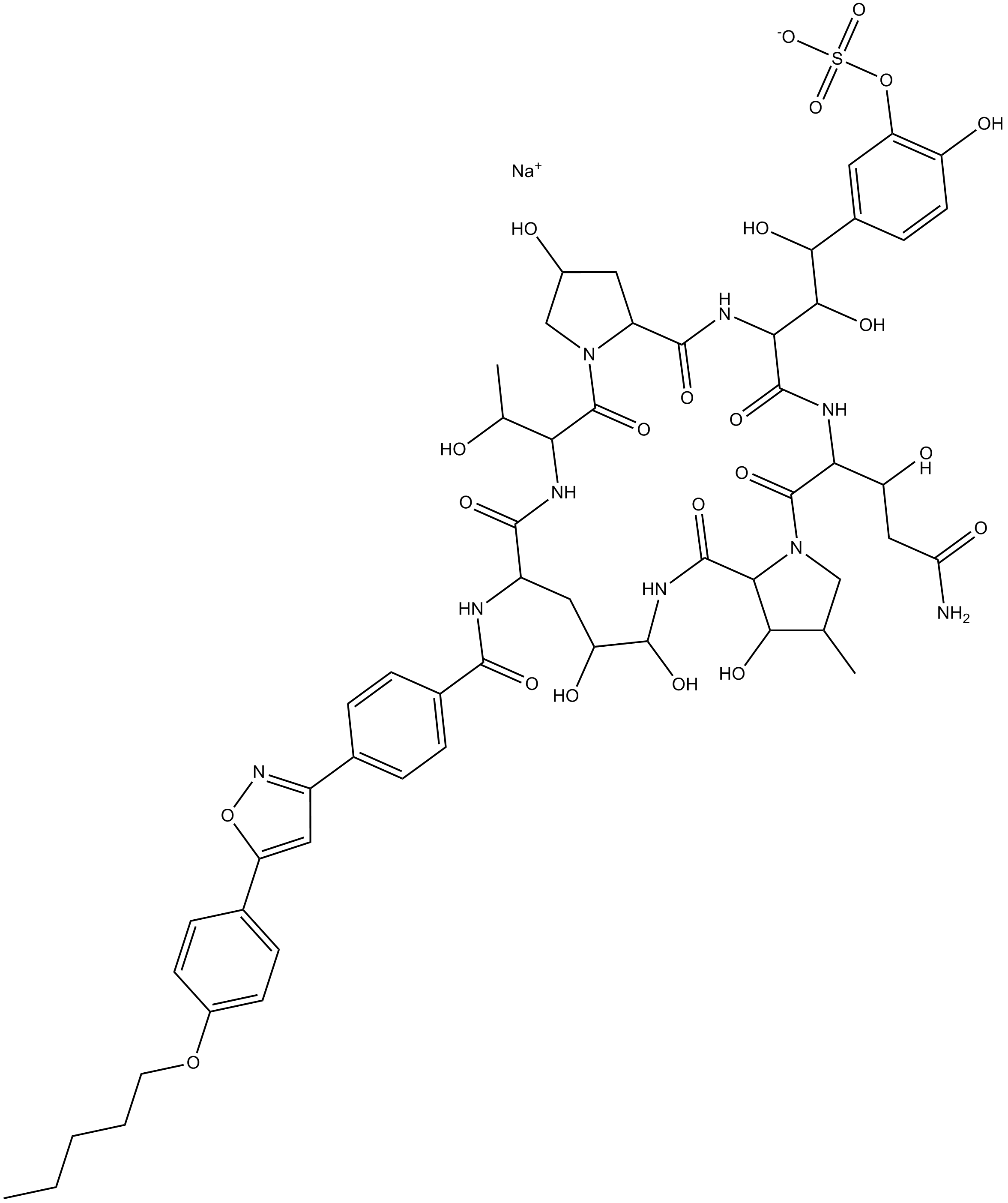 Micafungin sodium