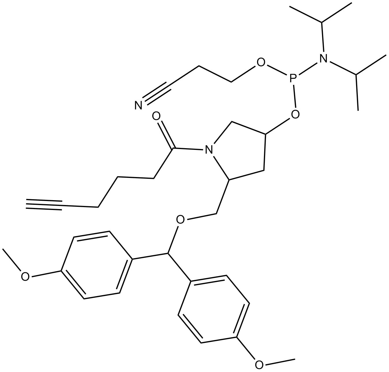 Alkyne Amidite, hydroxyprolinol