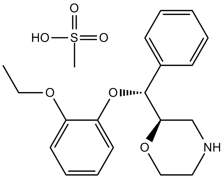 Reboxetine mesylate