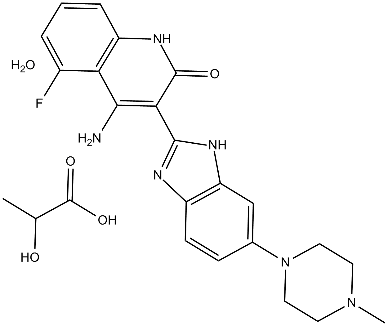 Dovitinib (TKI258) Lactate