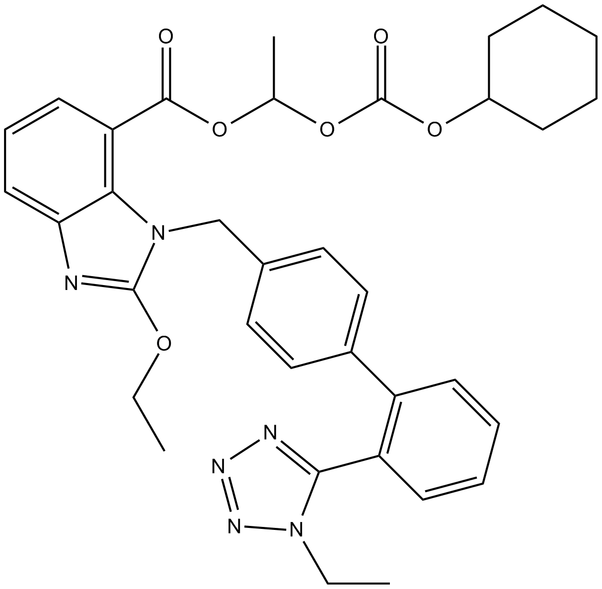 1H-1-ethyl Candesartan Cilexetil