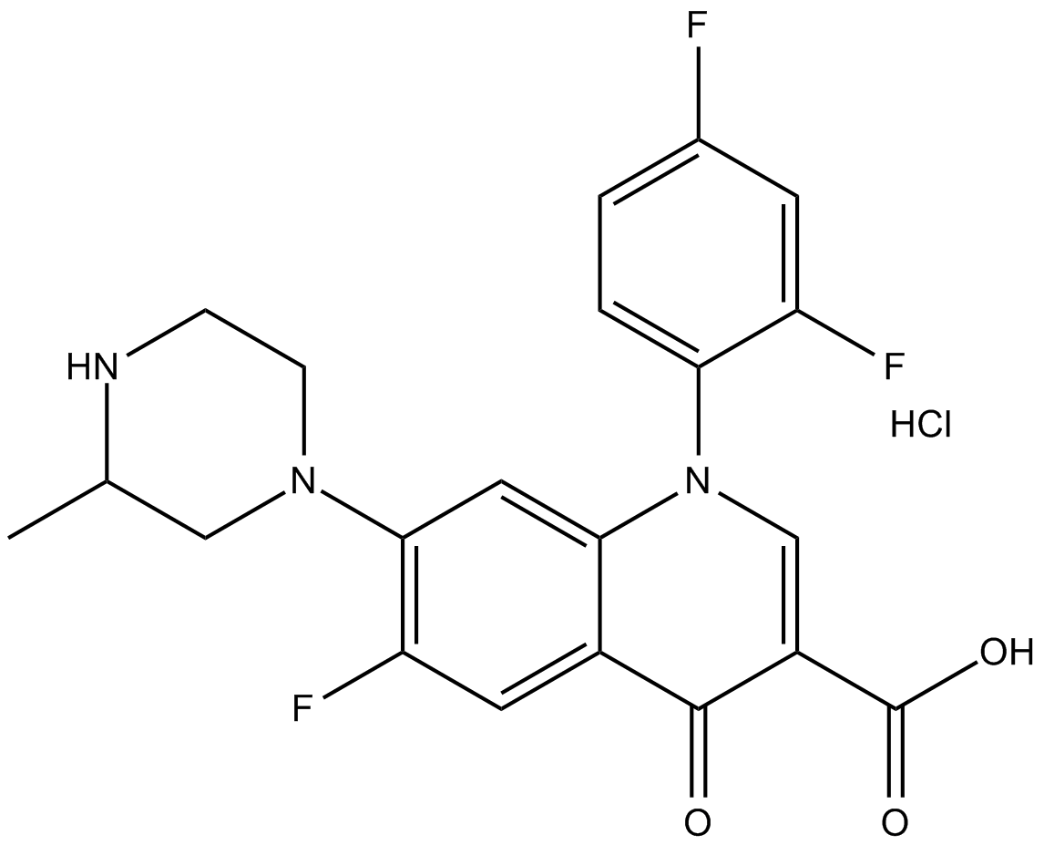 Temafloxacin (hydrochloride)