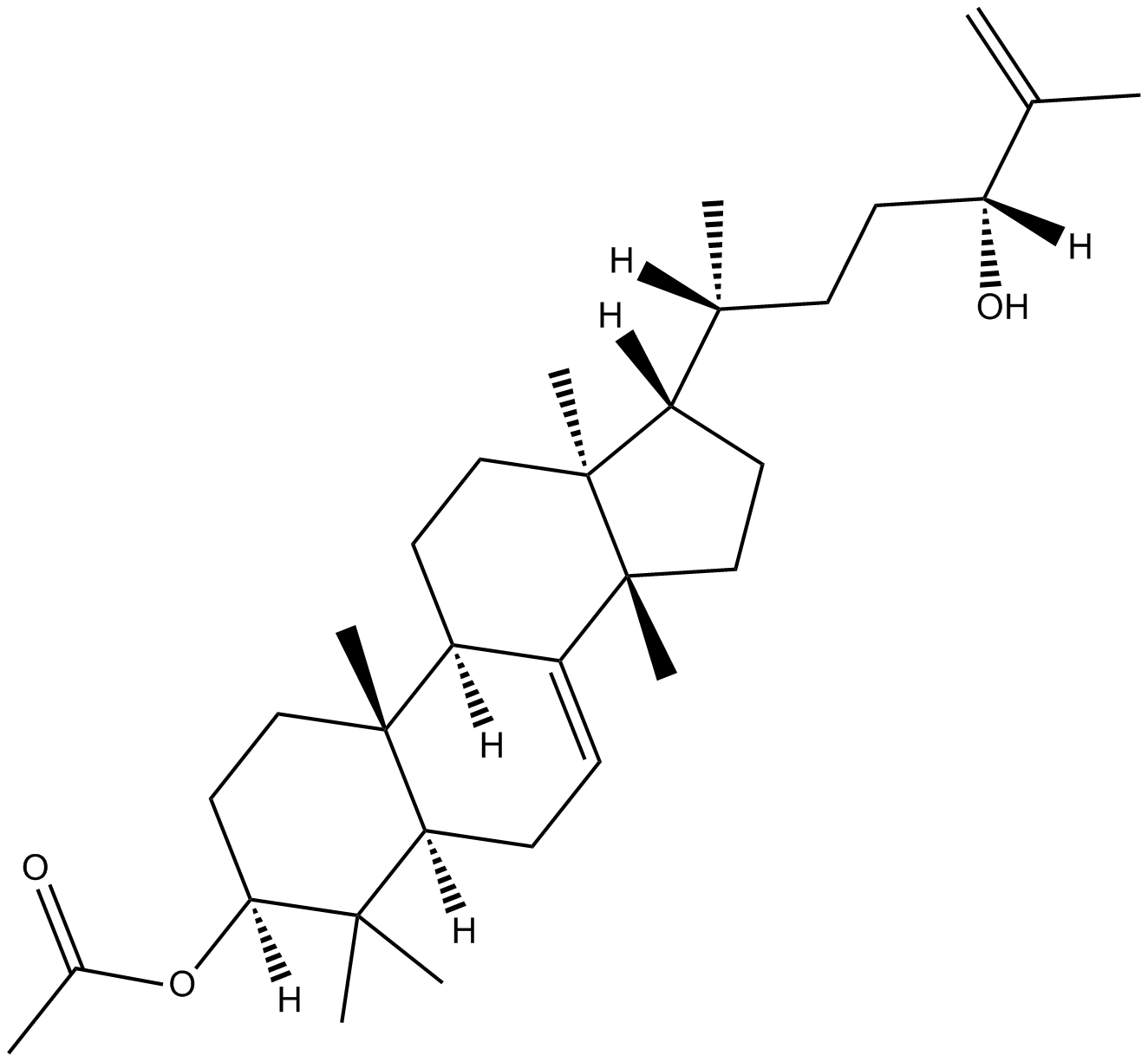 3β-acetoxy-eupha- 7,25-dien-24(R)-ol