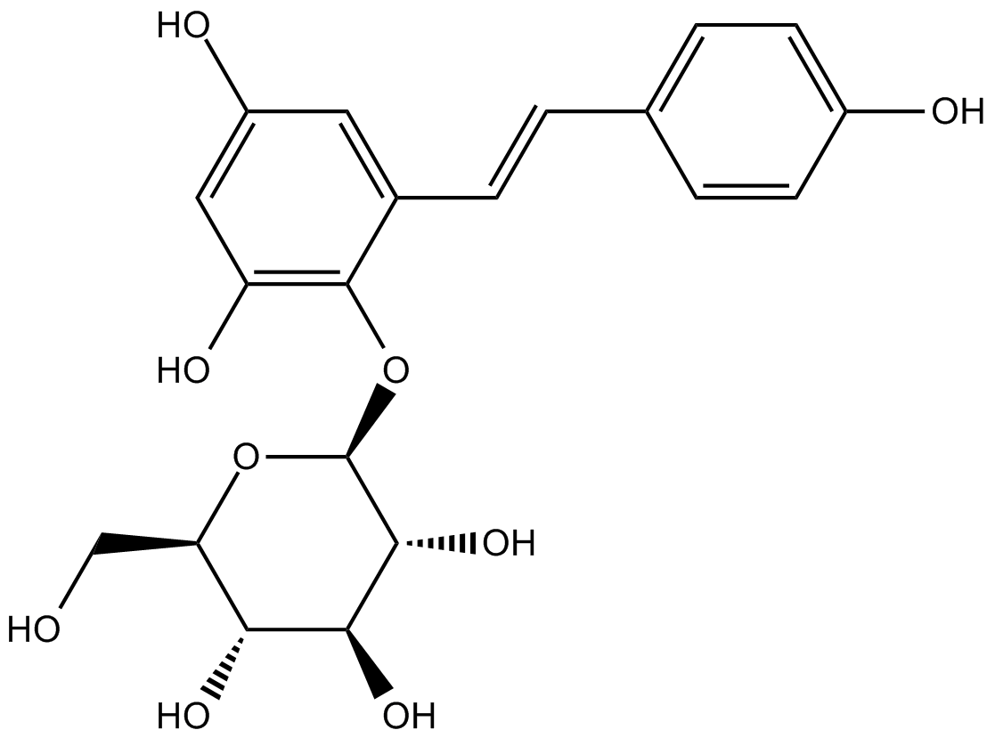 2,3,5,4-tetrahydroxyl diphenylethylene-2-o-glucoside