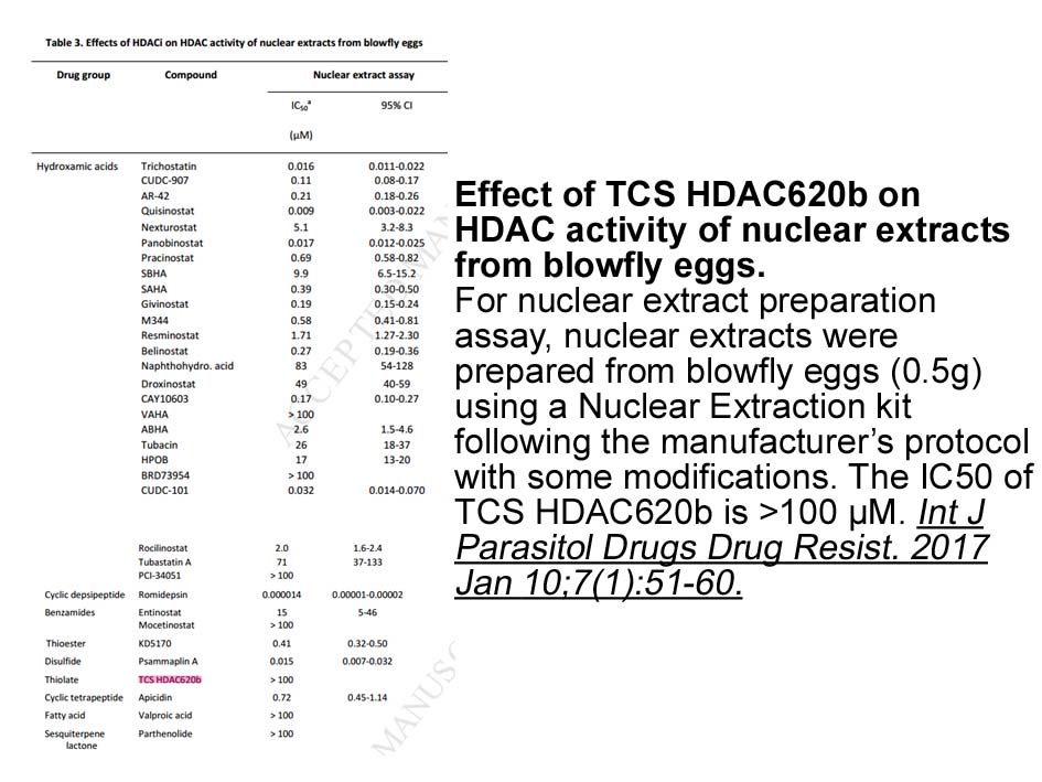 TCS HDAC6 20b