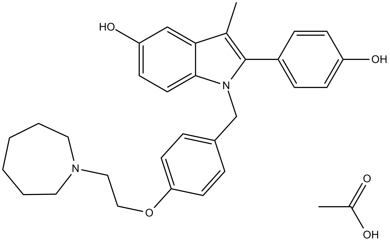 Bazedoxifene acetate