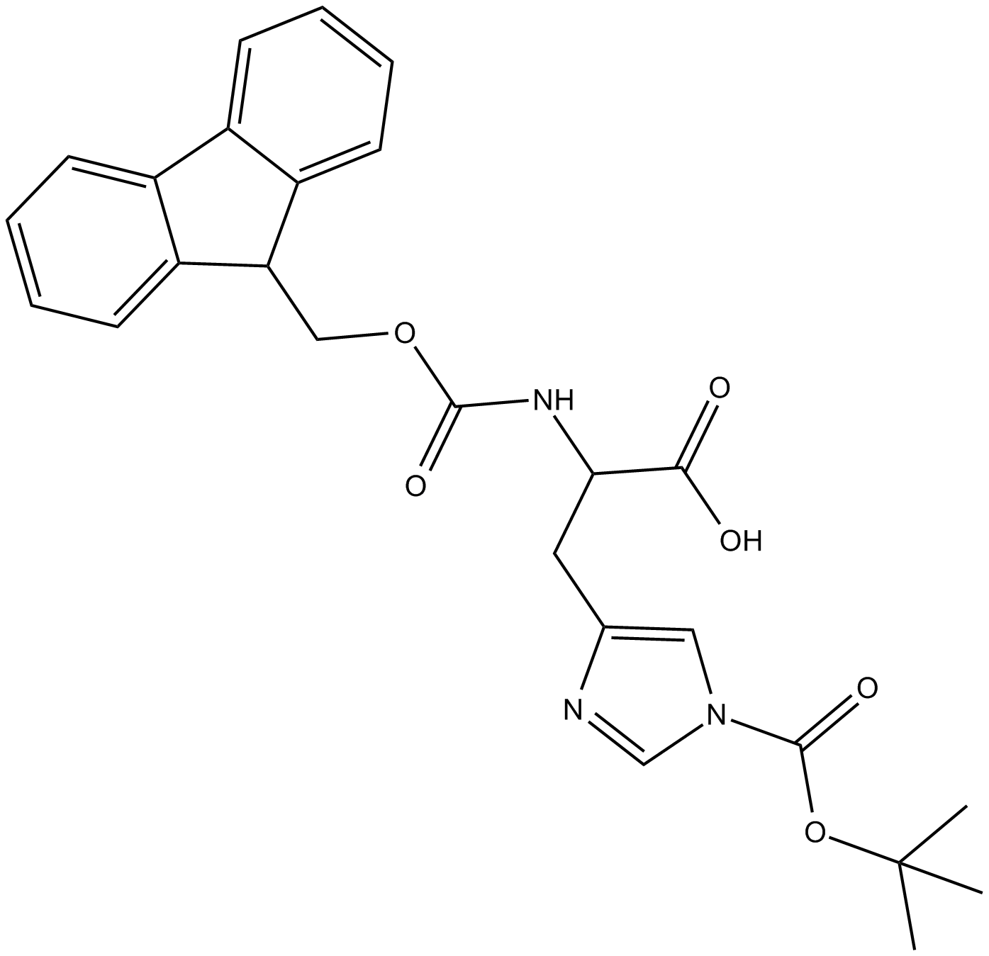 Fmoc-His(Boc)-OH.CHA
