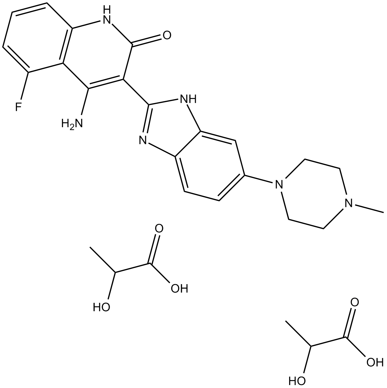 Dovitinib Dilactic acid