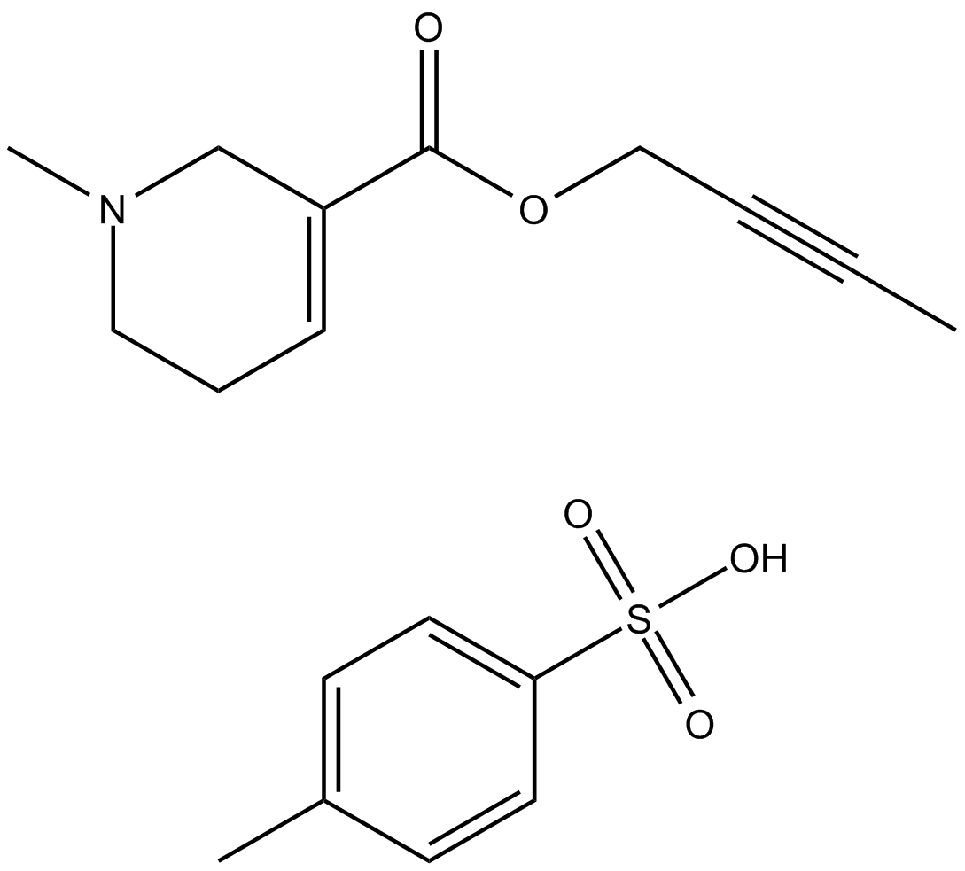 Arecaidine but-2-ynyl ester tosylate