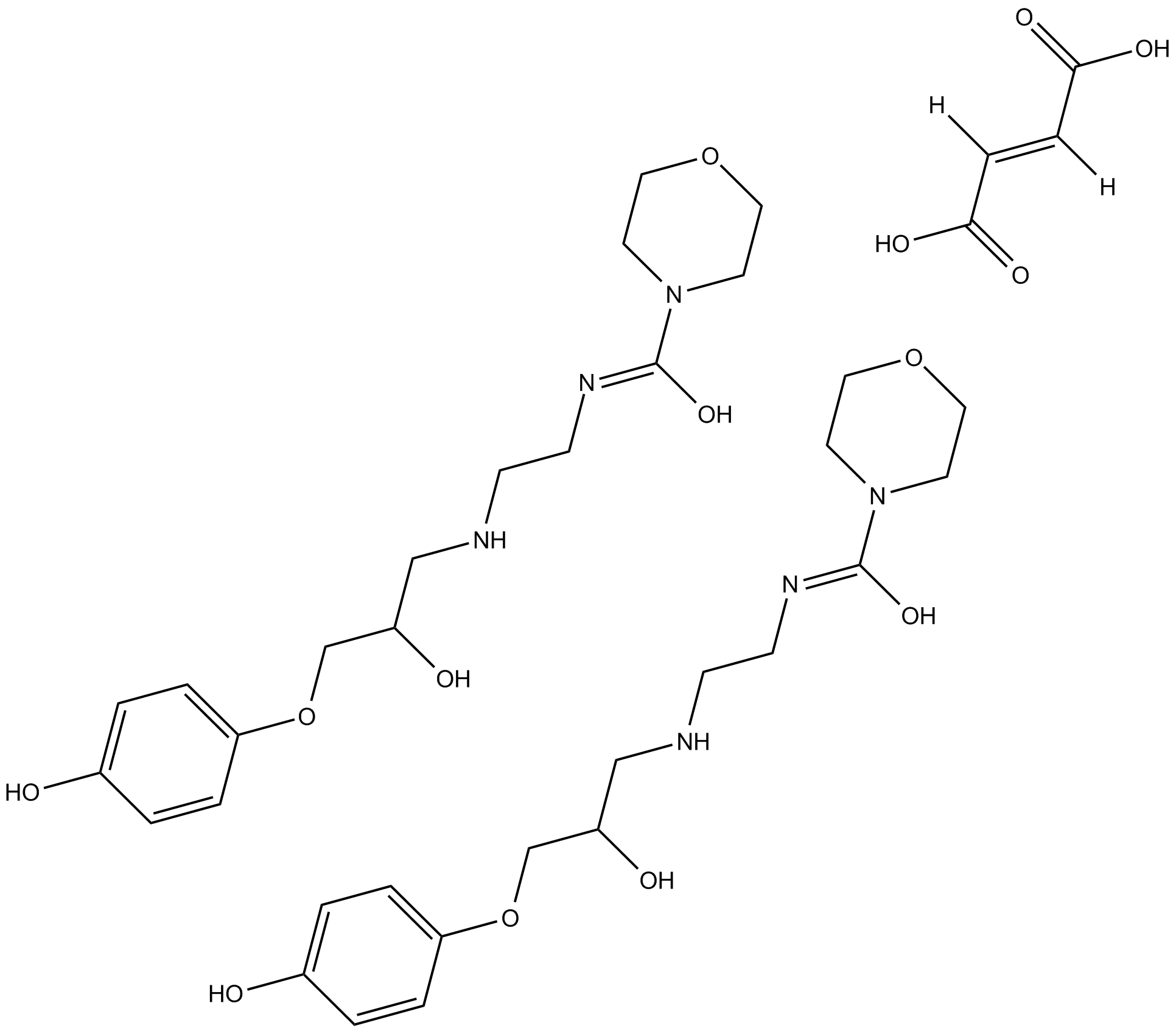 Xamoterol hemifumarate