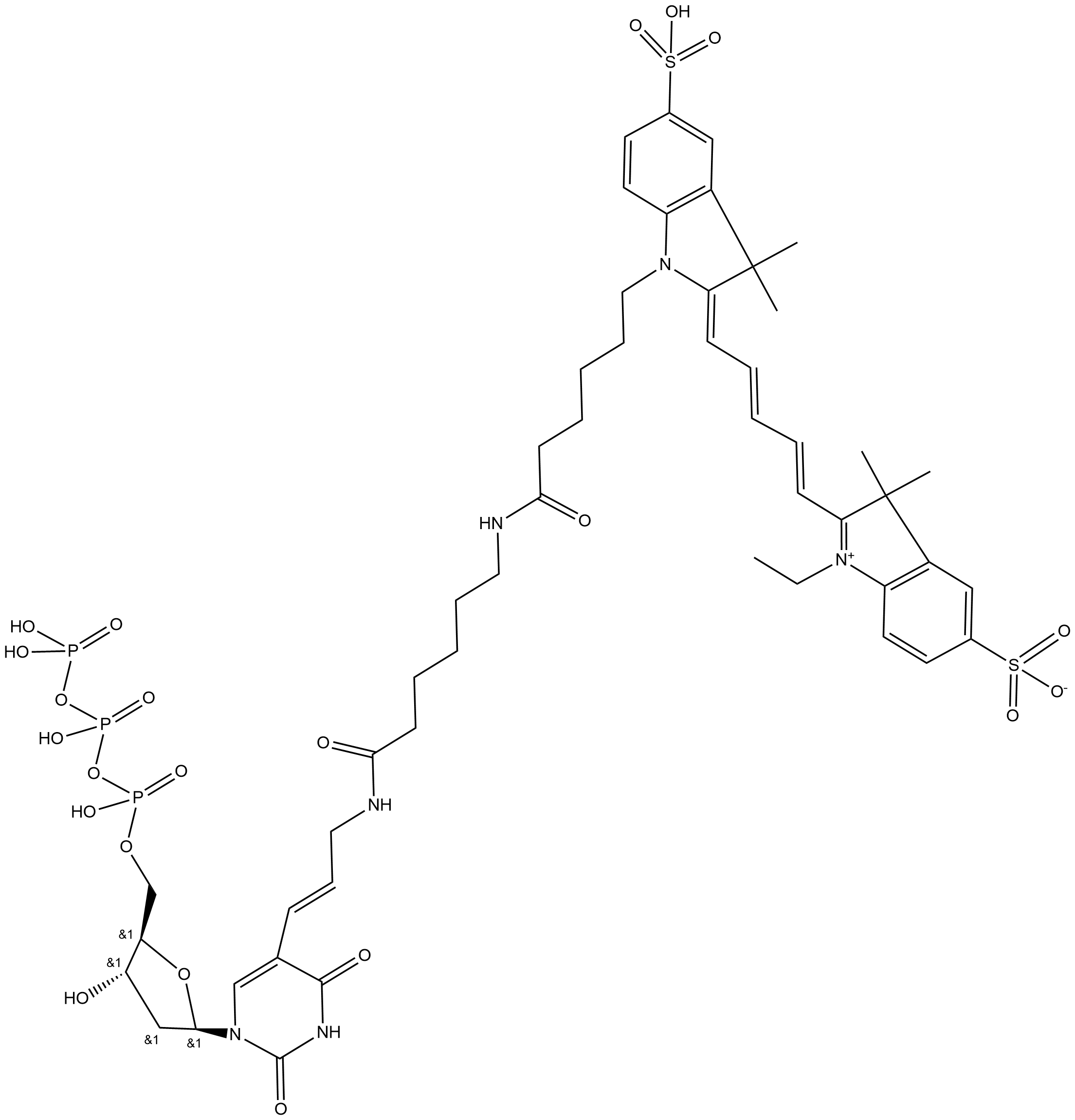 Aminoallyl-dUTP-X-Cy5