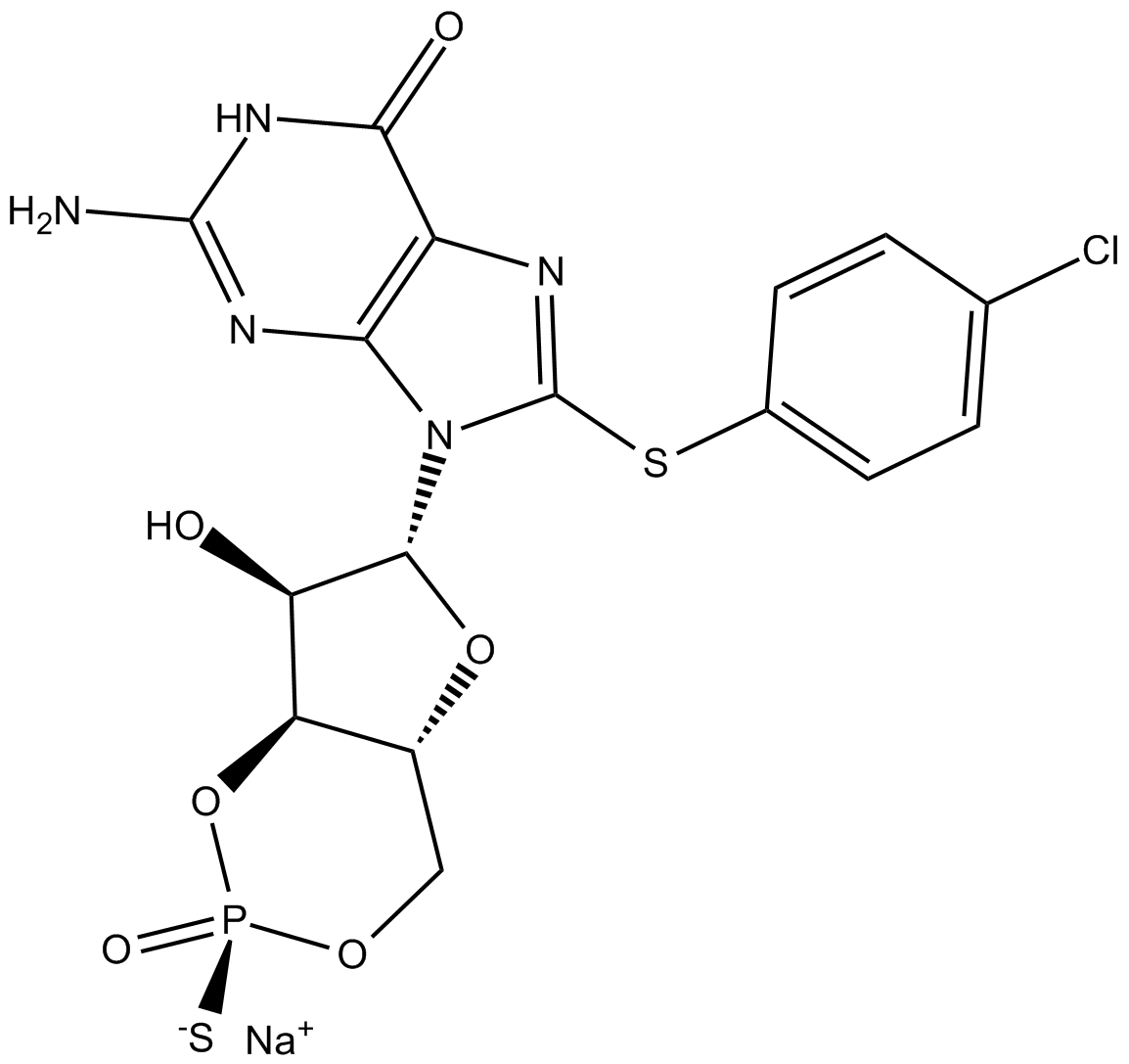 Rp-8-pCPT-Cyclic GMPS (sodium salt)