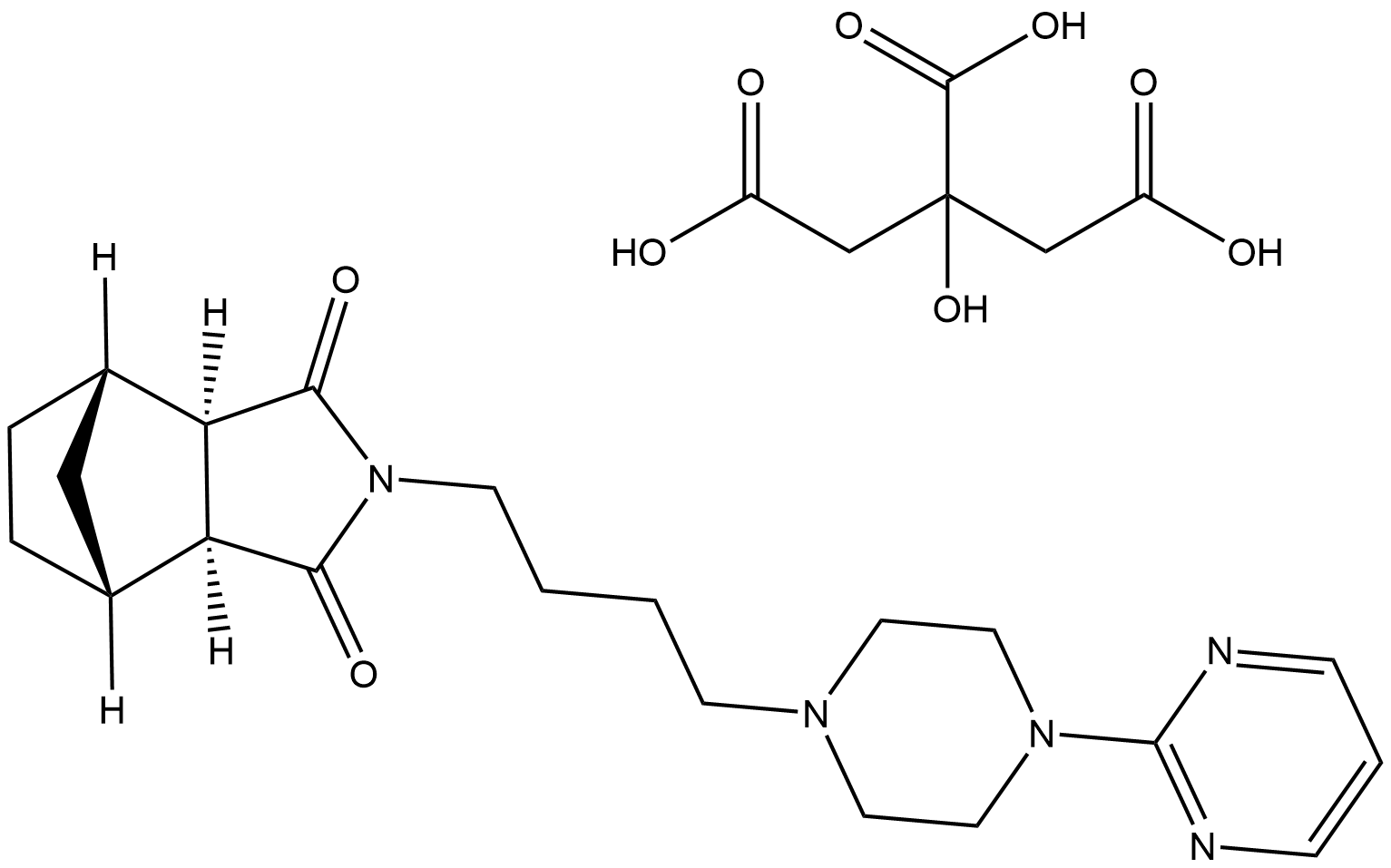 Tandospirone citrate