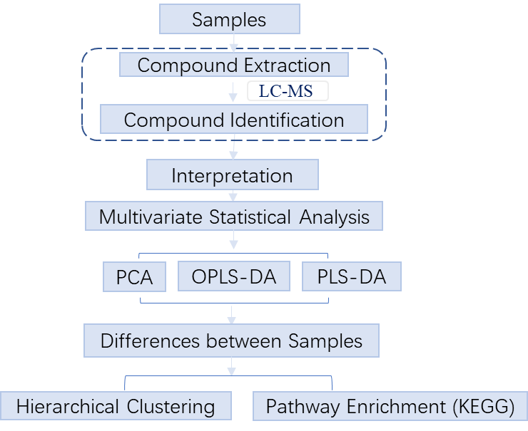 Untargeted metabolomics