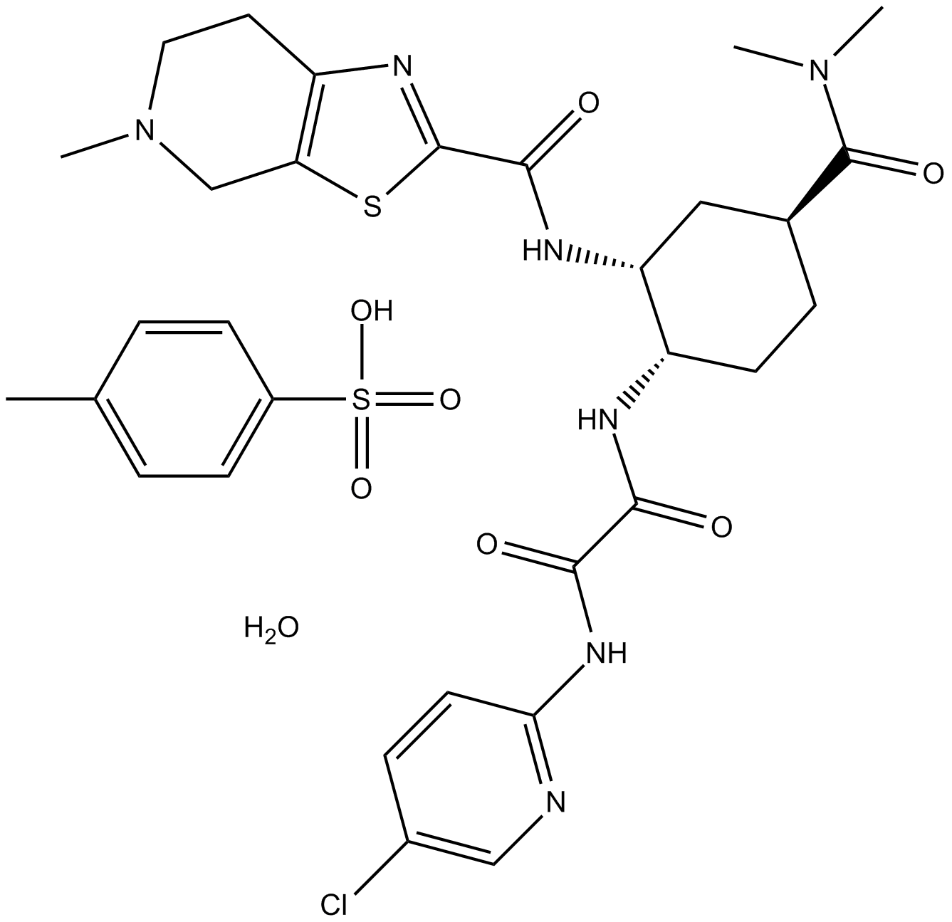 Edoxaban tosylate monohydrate