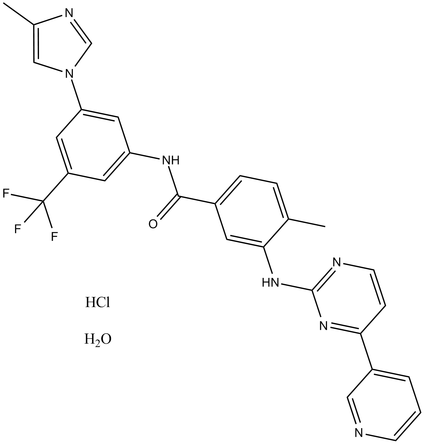 Nilotinib monohydrochloride monohydrate