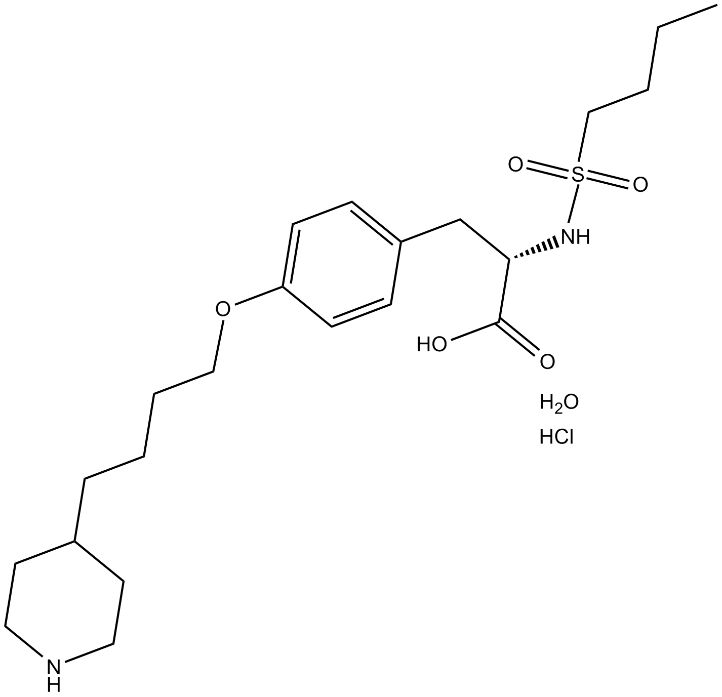 Tirofiban hydrochloride monohydrate