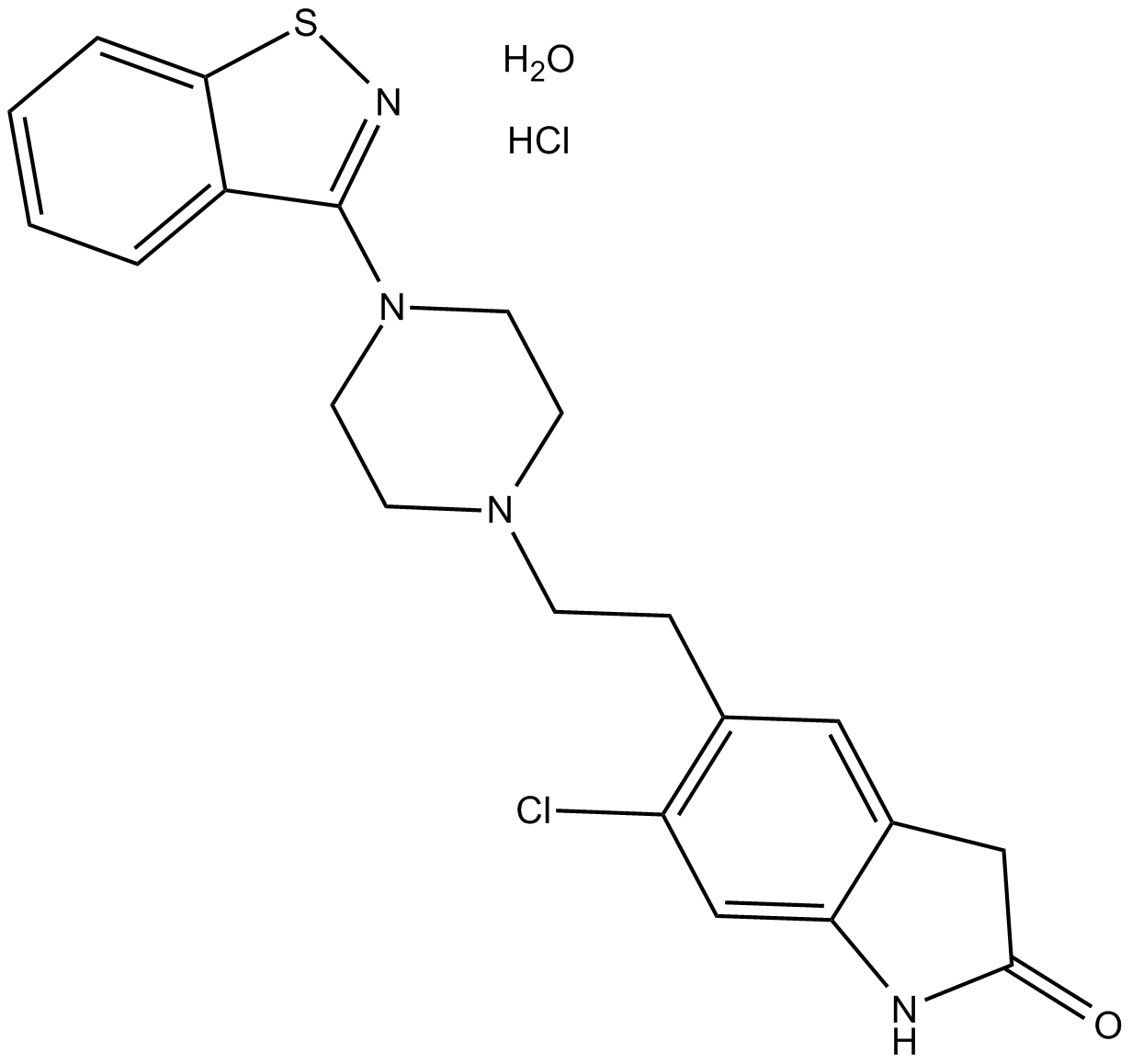 Ziprasidone hydrochloride monohydrate