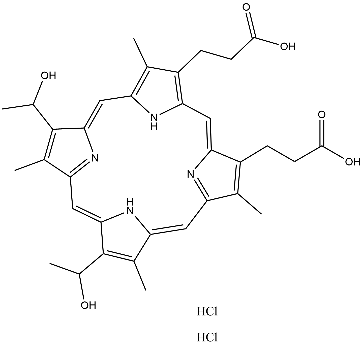 Hematoporphyrin dihydrochloride