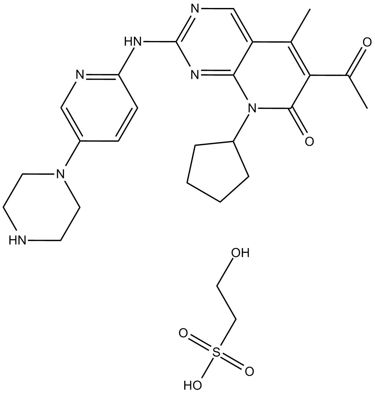 Palbociclib (PD0332991) Isethionate