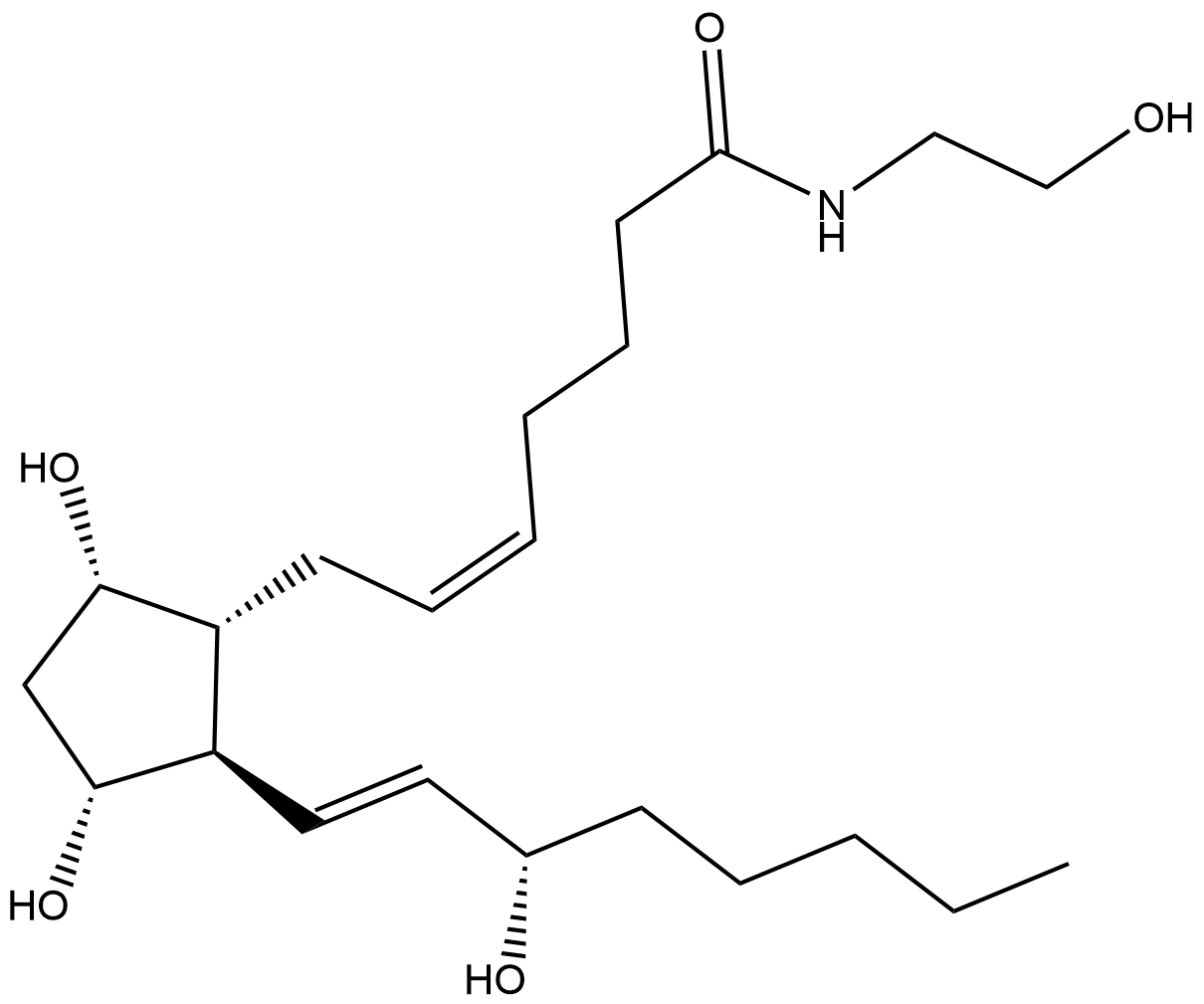 Prostaglandin F2α ethanolamide