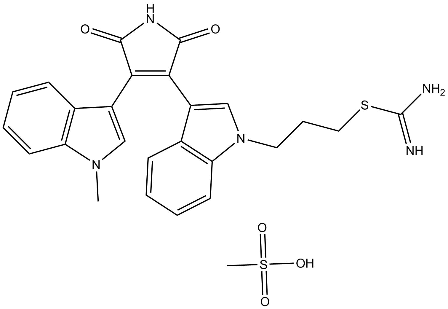 Ro 31-8220 Mesylate