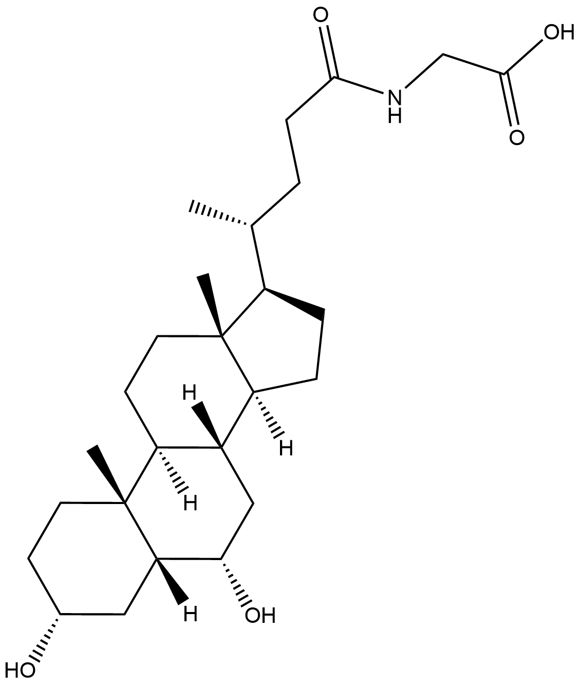 Glycohyodeoxycholic acid