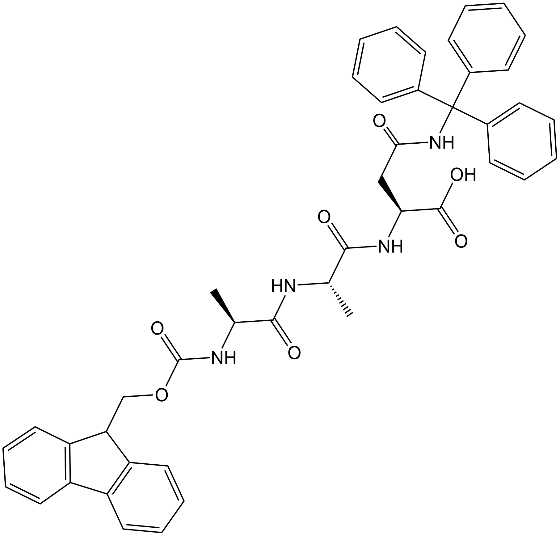 Fmoc-Ala-Ala-Asn(Trt)-OH