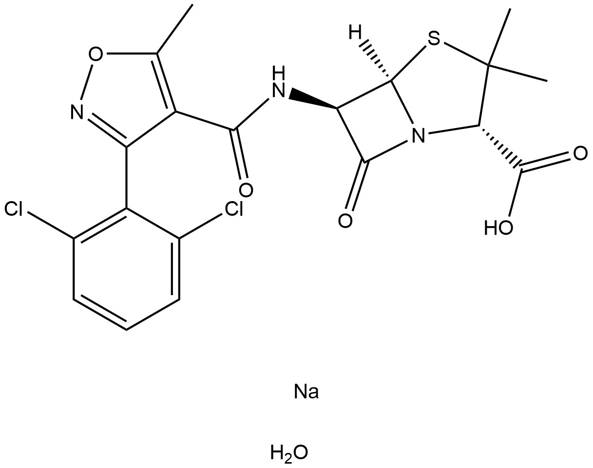 Sodium dicloxacillin monohydrate