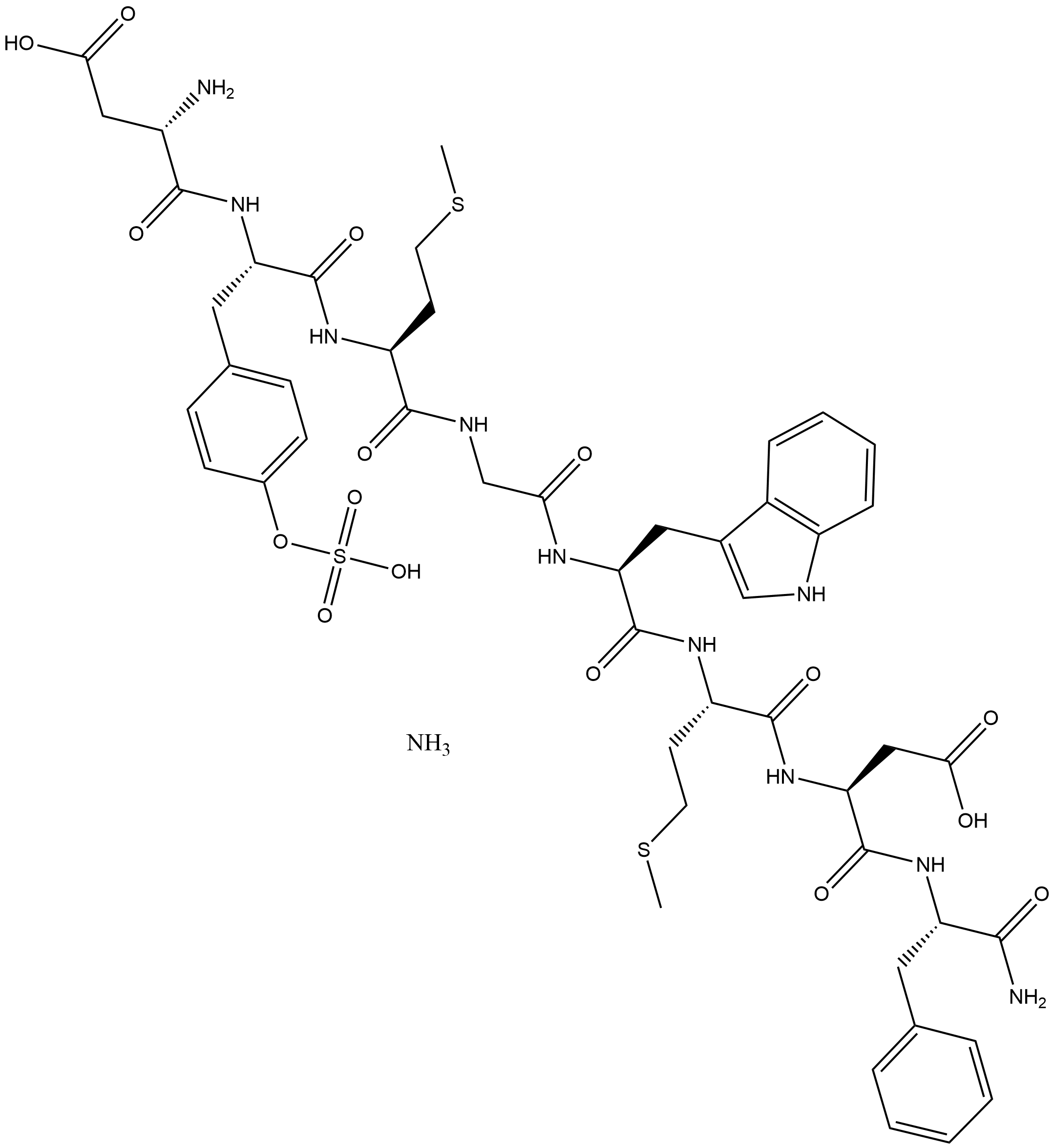 Cholecystokinin octapeptide ammonium