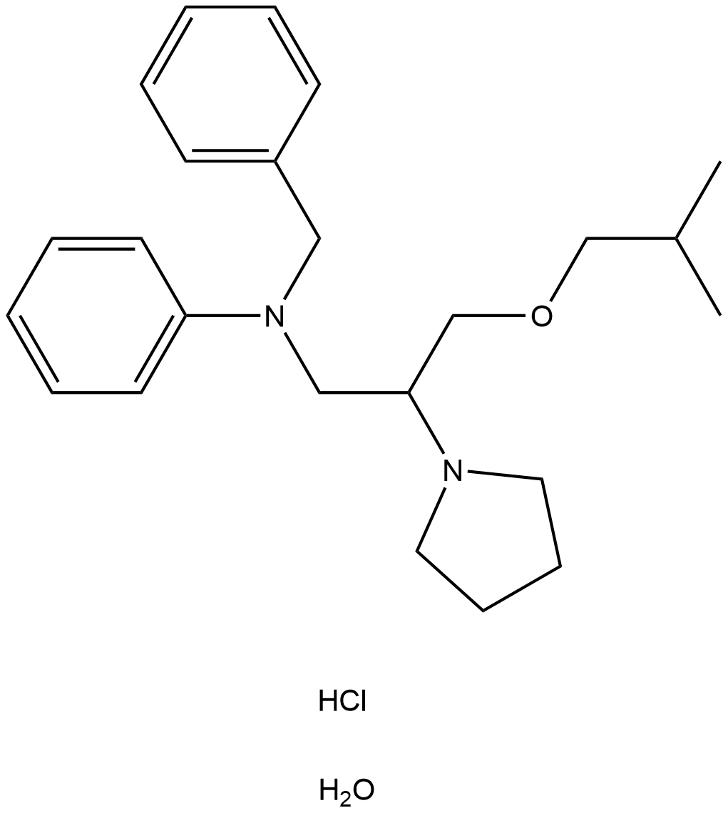 Bepridil hydrochloride hydrate