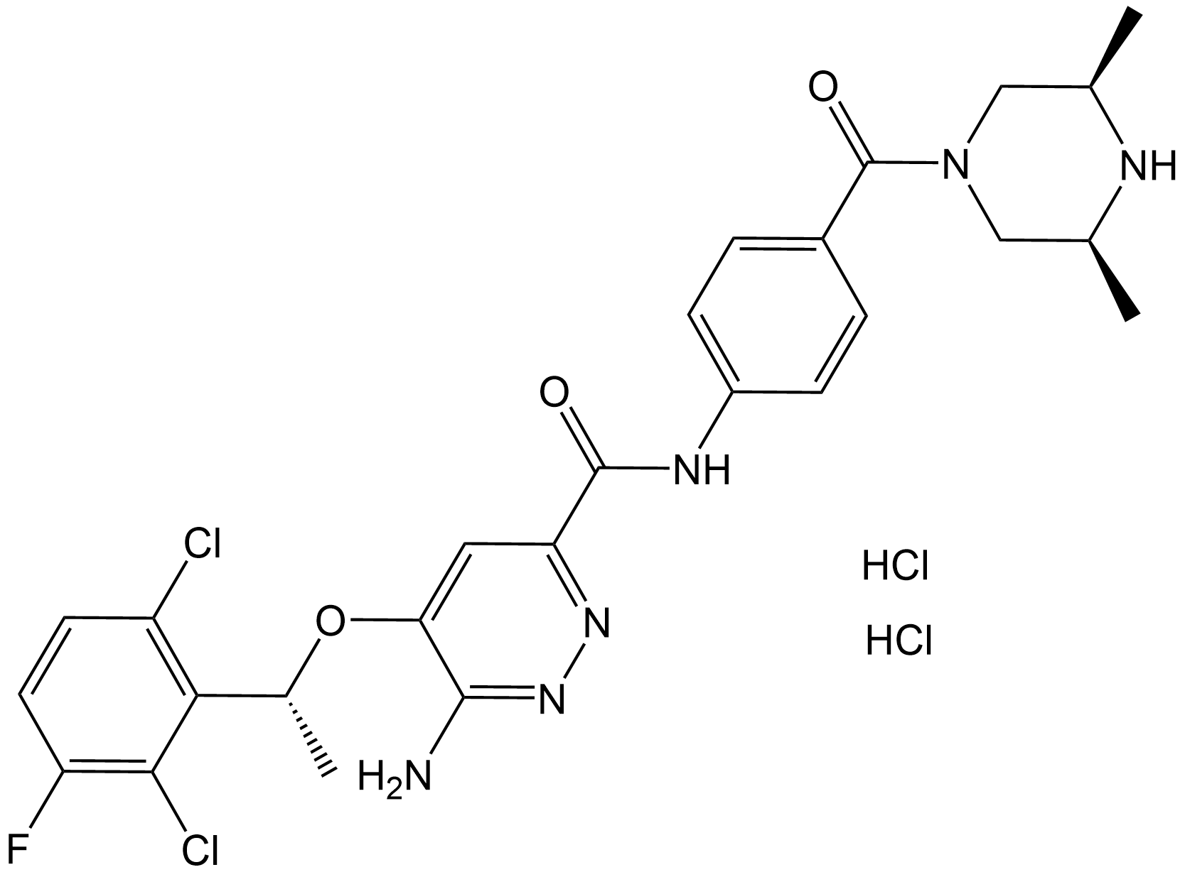 Ensartinib (X-396) dihydrochloride