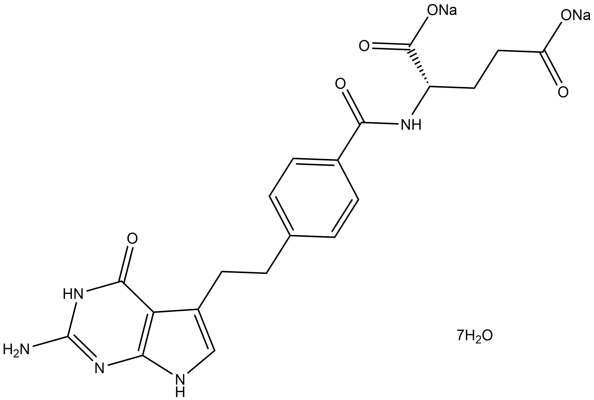 Pemetrexed disodium heptahydrate