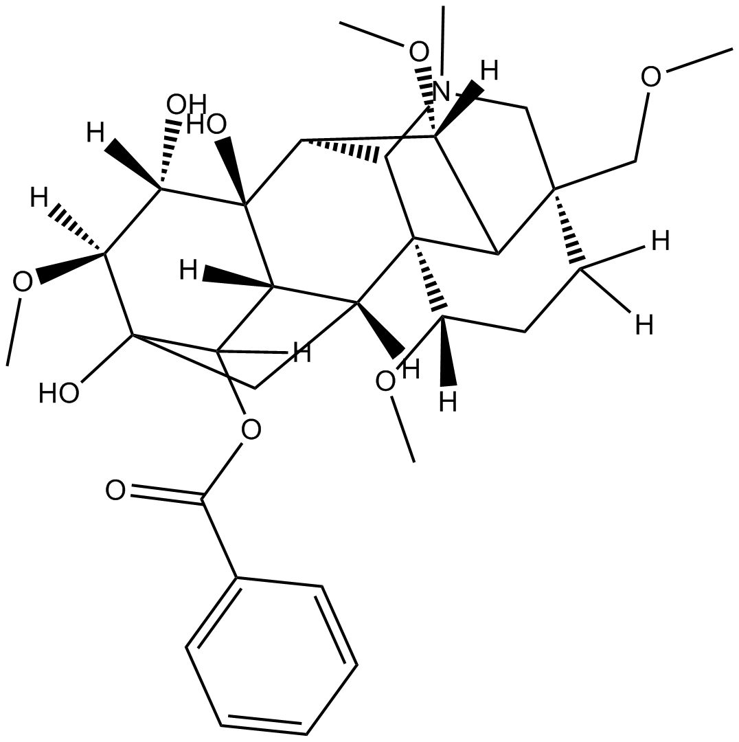 Benzoylhypaconitine