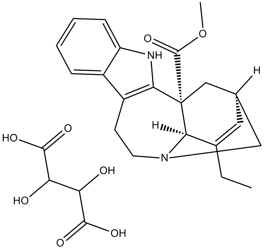 Catharanthine hemitartrate