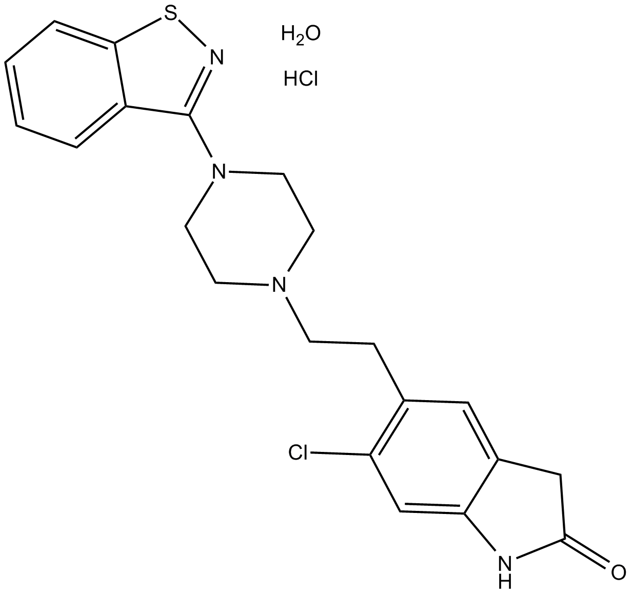 Ziprasidone hydrochloride monohydrate