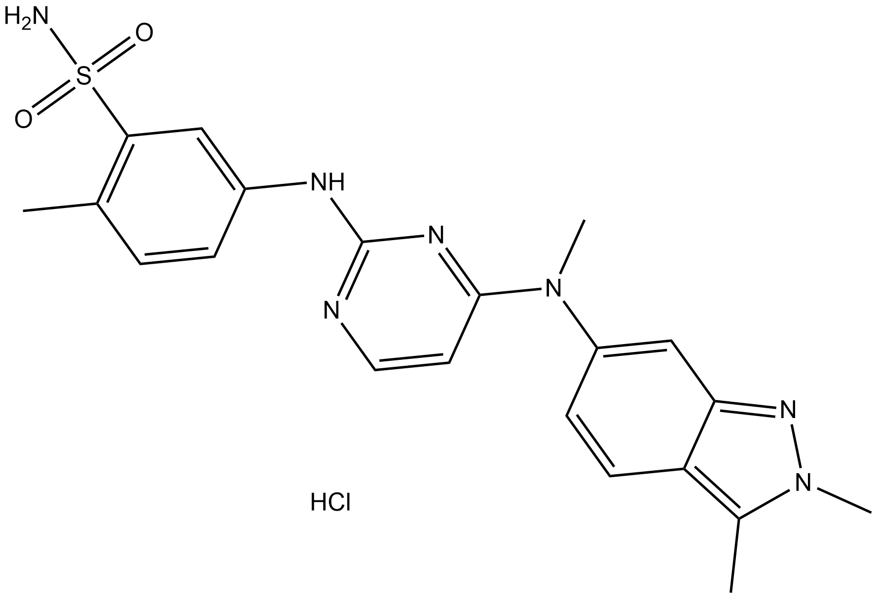 Pazopanib Hydrochloride