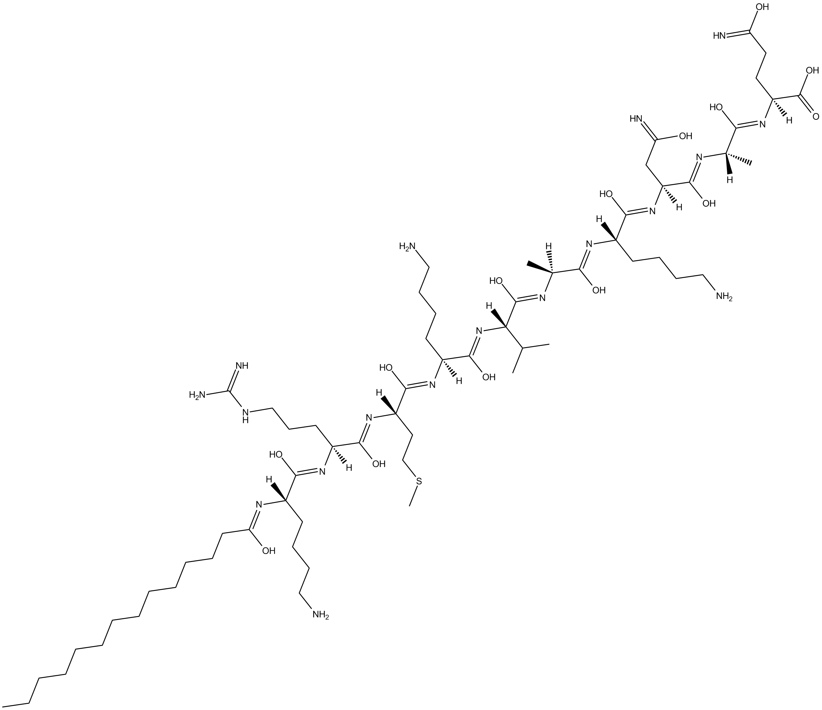 Pep2m, myristoylated