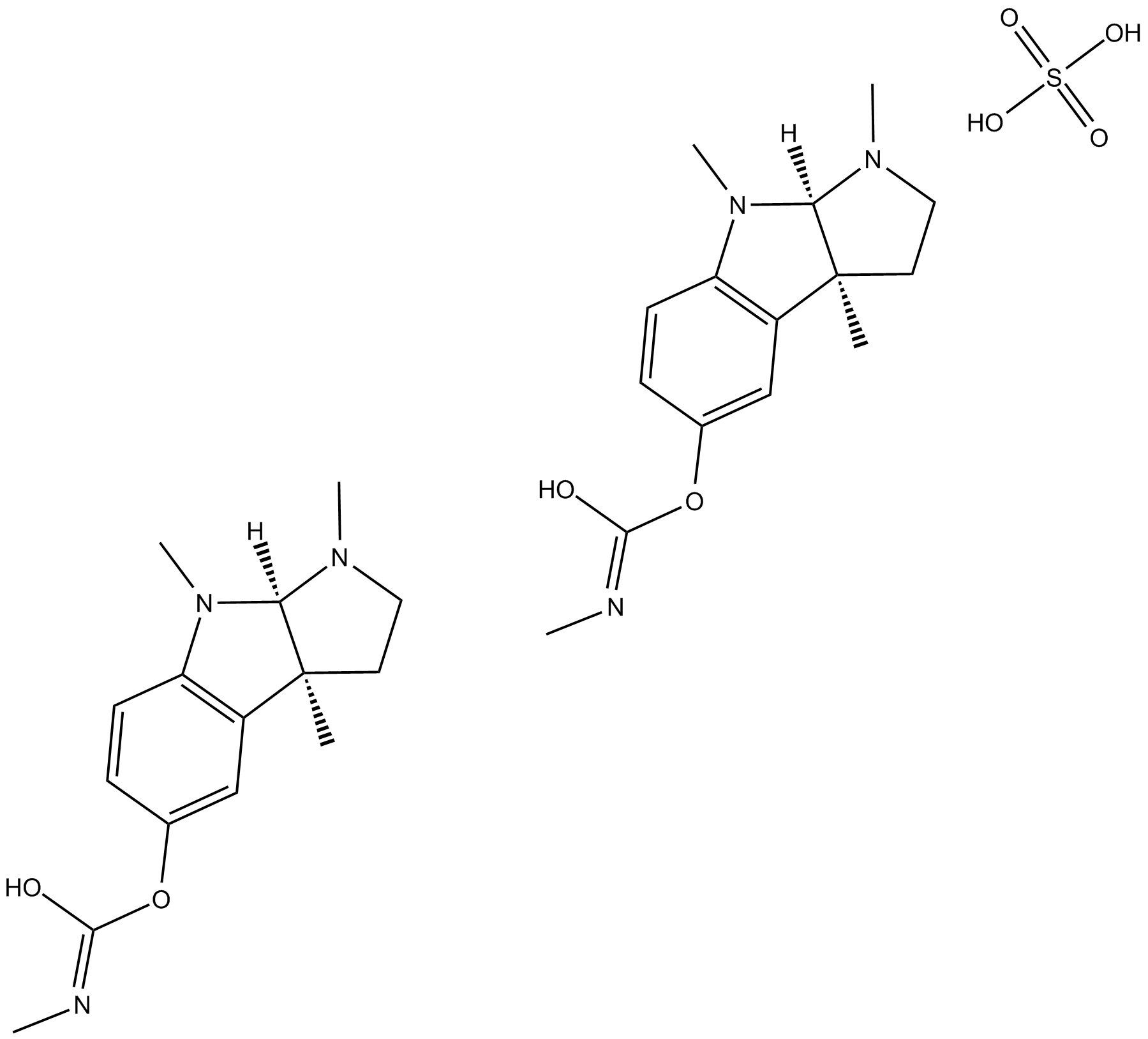 Physostigmine hemisulfate
