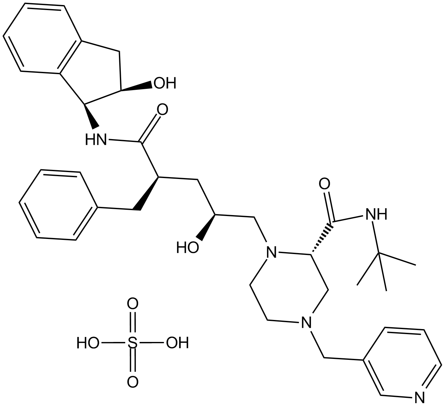Indinavir sulfate