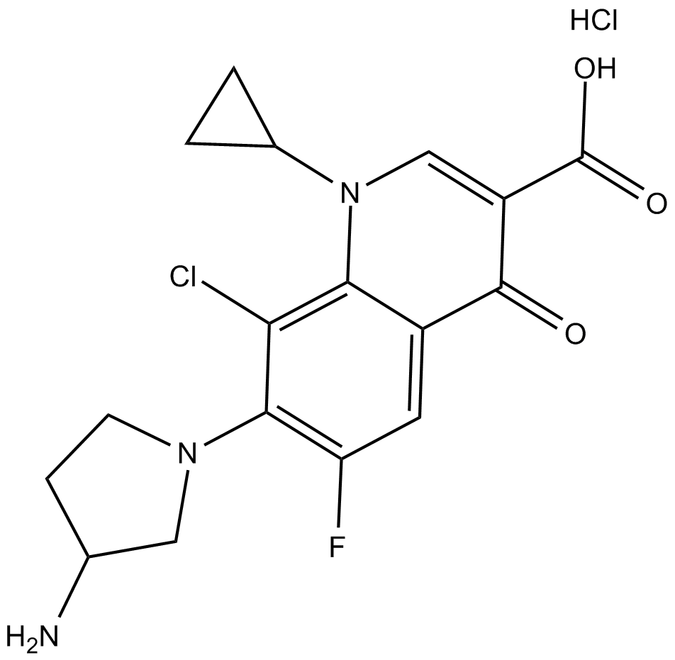 Clinafloxacin (hydrochloride)