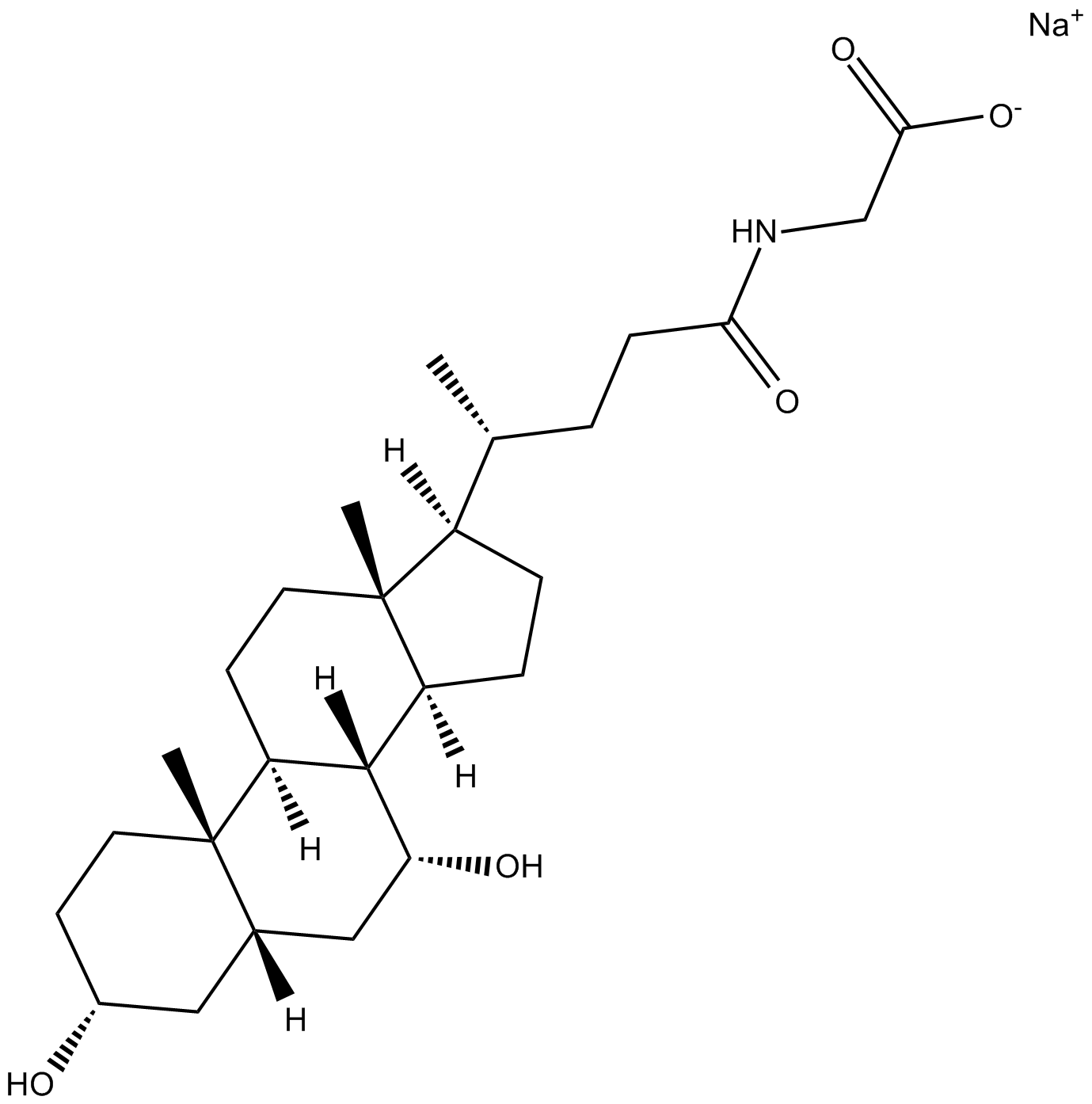 Glycochenodeoxycholic Acid (sodium salt)