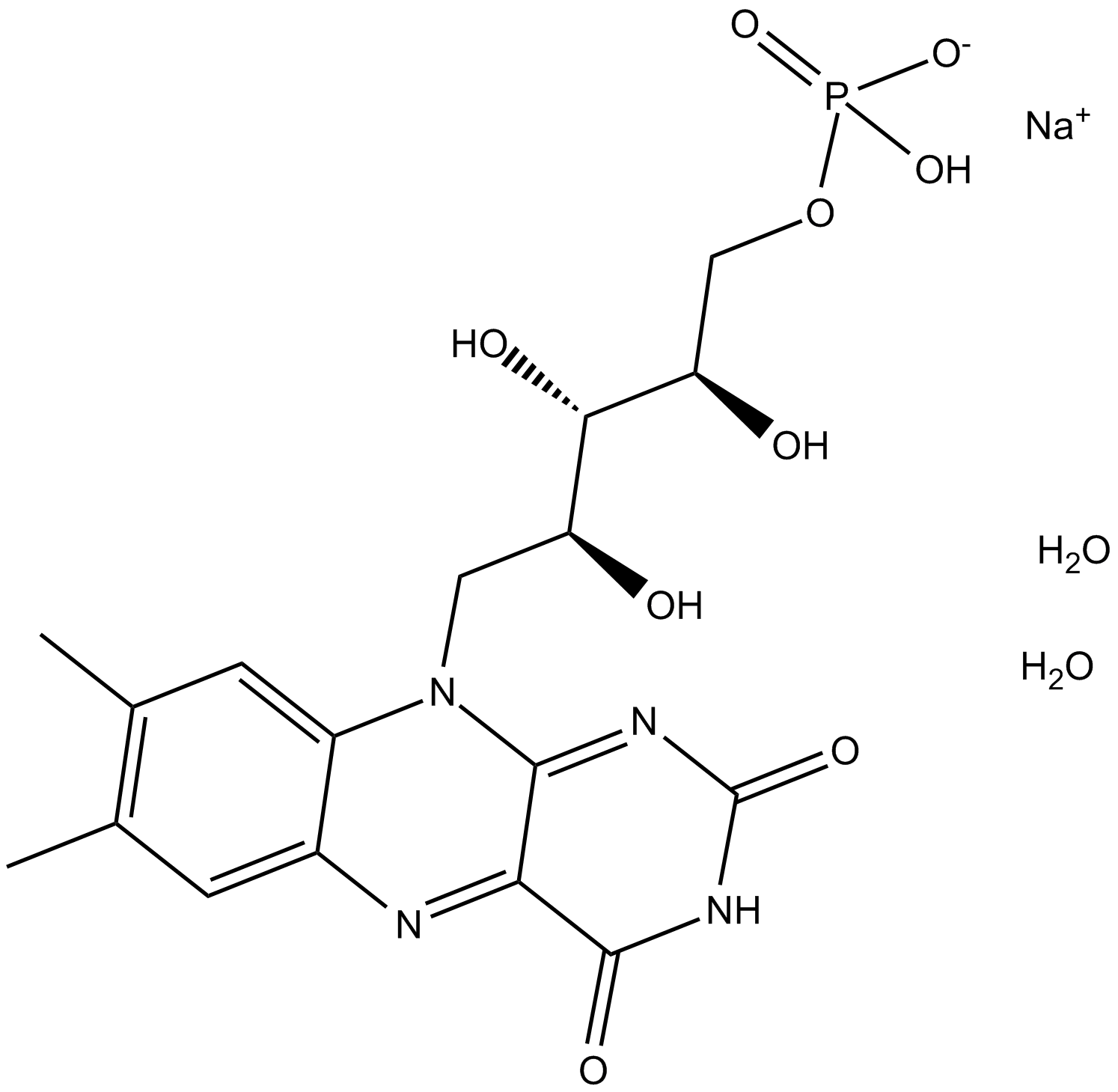 Riboflavin 5'-monophosphate (sodium salt hydrate)