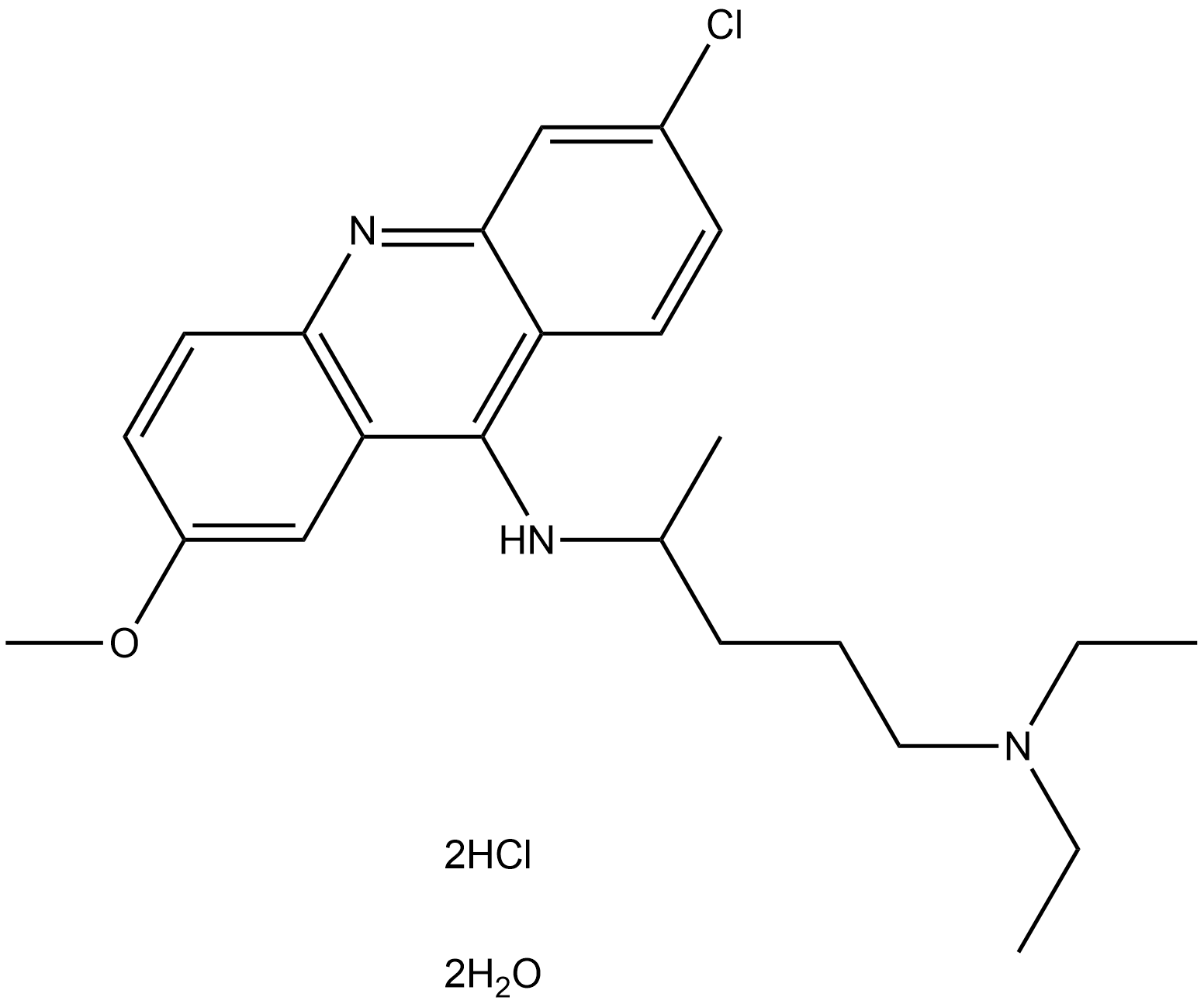 Quinacrine (hydrochloride hydrate)