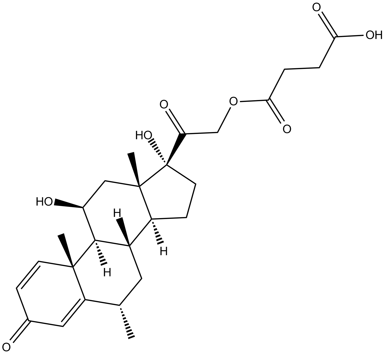 6α-Methylprednisolone 21-hemisuccinate