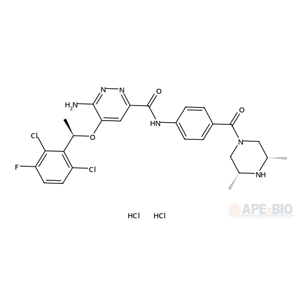 Ensartinib (X-396) dihydrochloride